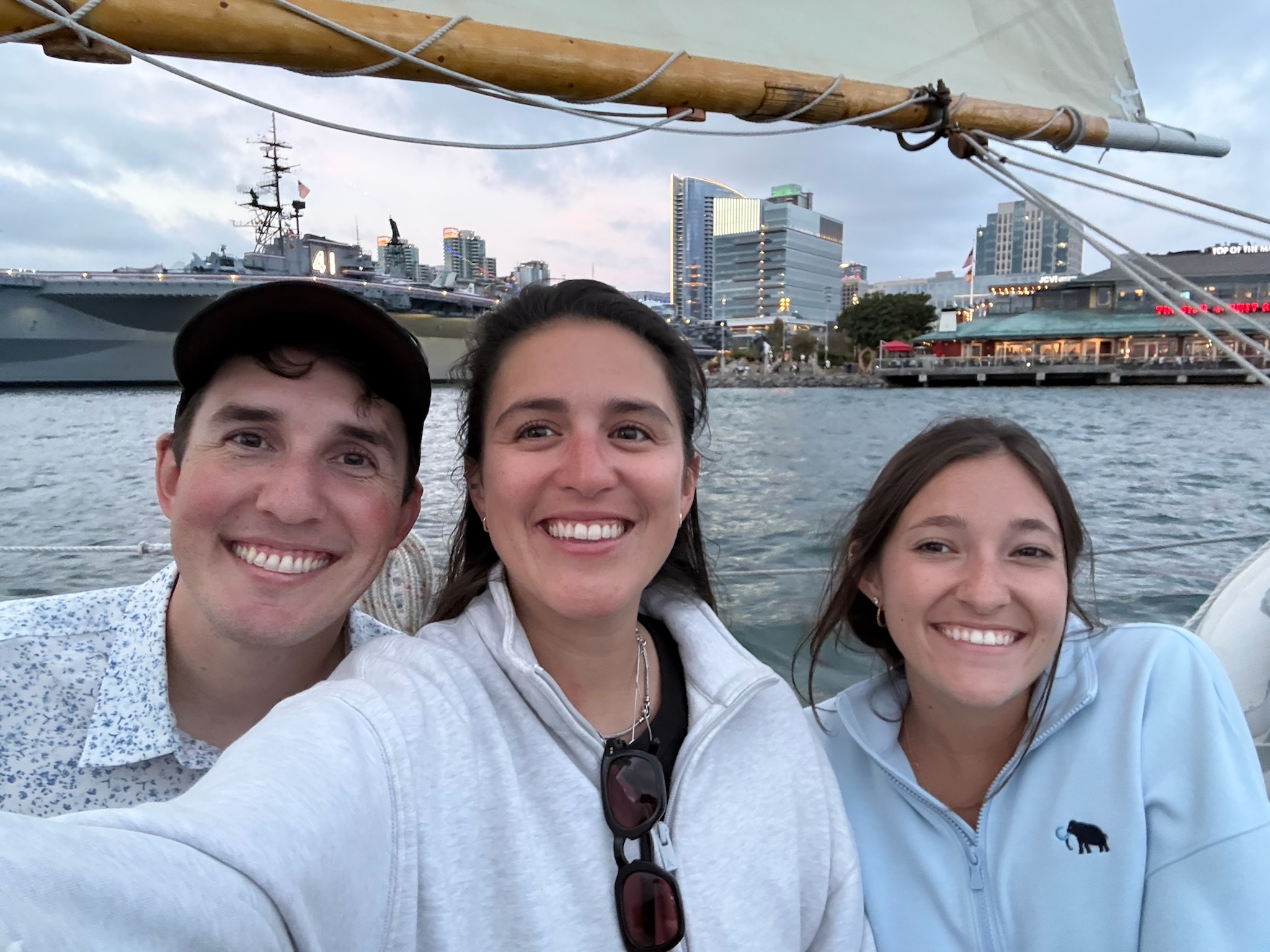 Trebla team on a boat trip